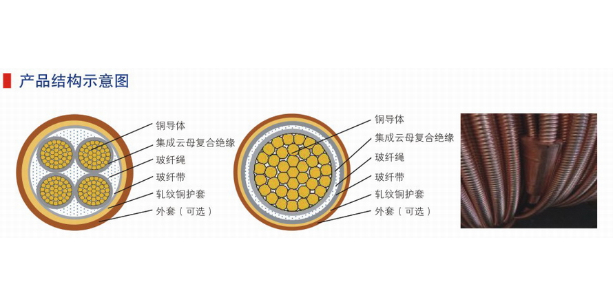 云母絕緣皺紋銅護套柔性防火分支電纜