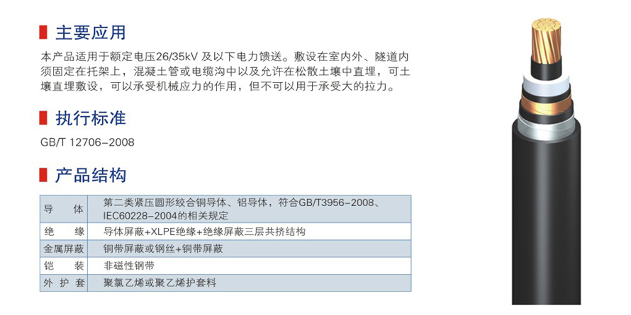 中壓電力電纜